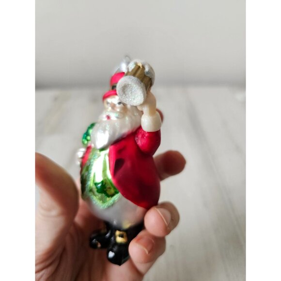 Scf Cannon falls Santa beer glass ornament leprechaun three-leaf clover St Patri - Picture 1 of 7